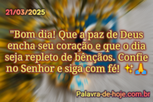 DEUS RENOVA AS SUAS FORÇAS